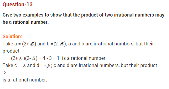Real Numbers Class 10 Extra Questions Maths Chapter 1 Q13
