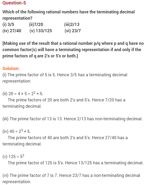 Real Numbers Class 10 Extra Questions Maths Chapter 1 Q5