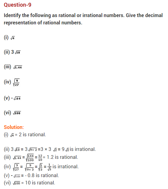 Real Numbers Class 10 Extra Questions Maths Chapter 1 Q9