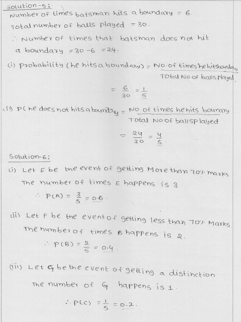 RD Sharma Class 9 Solutions Chapter 25 Probability 4