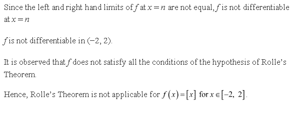 Free Online RD Sharma Class 12 Solutions Chapter 15 Mean Value Theorems Ex 15.1 Q10-iv