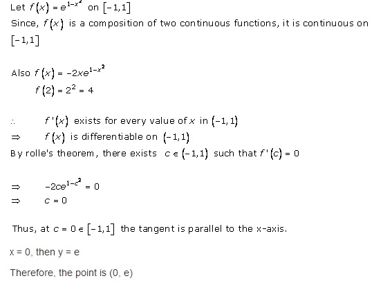 Free Online RD Sharma Class 12 Solutions Chapter 15 Mean Value Theorems Ex 15.1 Q8-ii