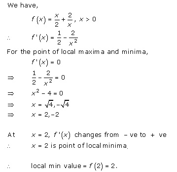 RD Sharma Class 12 Solutions Chapter 18 Maxima and Minima 18.2 Q14