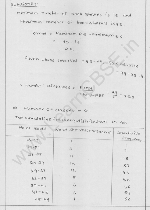 RD Sharma Class 9 solutions Chapter 22 Tabular Representation of Statistical Data EX 22.2 4