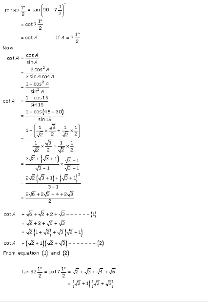 RD-Sharma-class-11-Solutions-Chapter-9-Tigonometric-Ratios-of-Multiple-And-Submultiple-Angles-Ex-9.1-Q-27
