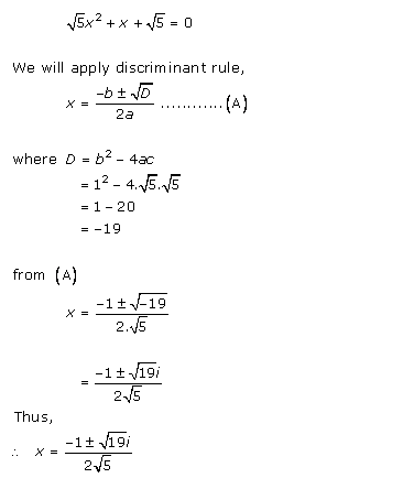 RD-Sharma-class-11-Solutions-Chapter-14-Quadratic-Equations-Ex-14.1-Q-24
