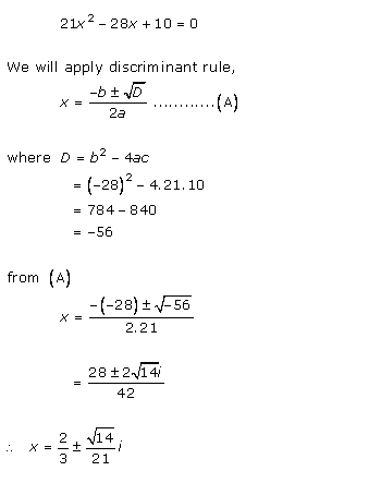 RD-Sharma-class-11-Solutions-Chapter-14-Quadratic-Equations-Ex-14.1-Q-16
