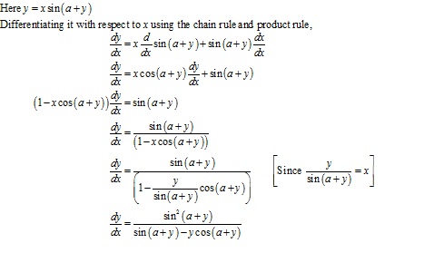 RD Sharma Class 12 Solutions Chapter 11 Differentiation Ex 11.5 Q46