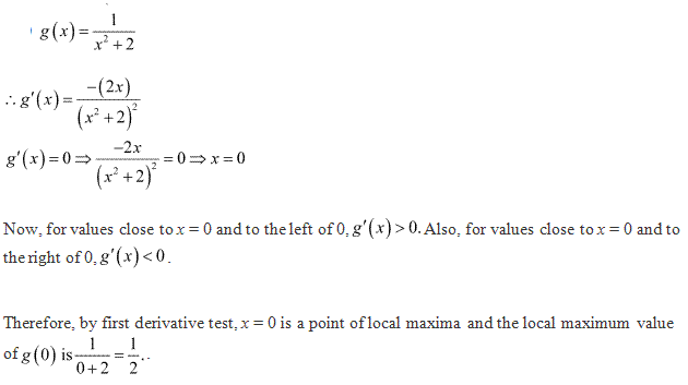 RD Sharma Class 12 Solutions Chapter 18 Maxima and Minima 18.2 Q15
