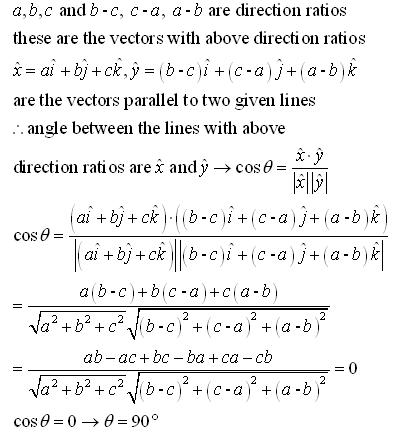 RD Sharma Class 12 Solutions Chapter 28 Straight Line in Space Ex 28.2 Q3-iv