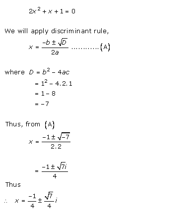 RD-Sharma-class-11-Solutions-Chapter-14-Quadratic-Equations-Ex-14.1-Q-19