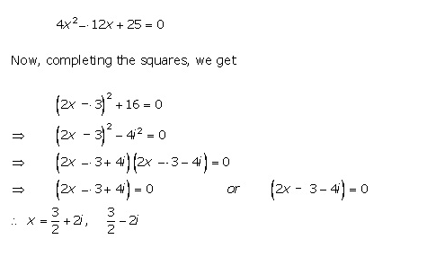 RD-Sharma-class-11-Solutions-Chapter-14-Quadratic-Equations-Ex-14.1-Q-4