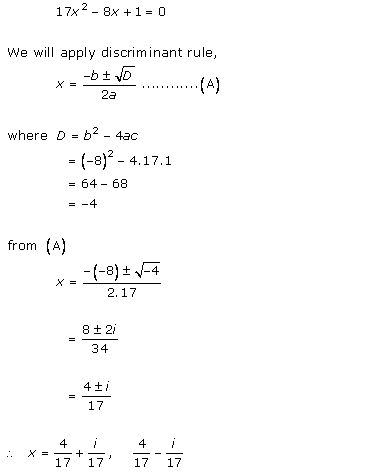 RD-Sharma-class-11-Solutions-Chapter-14-Quadratic-Equations-Ex-14.1-Q-13