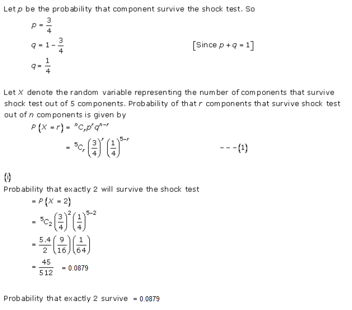 RD Sharma Class 12 Solutions Chapter 33 Binomial Distribution Ex 33.1 Q 34
