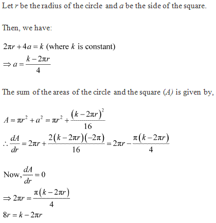 RD Sharma Class 12 Solutions Chapter 18 Maxima and Minima 18.5 Q9