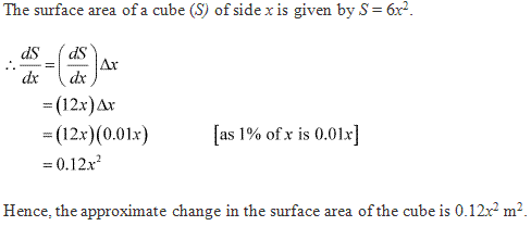 RD Sharma Class 12 Solutions Chapter 14 Differentials Errors and Approximation Ex14.1 Q14