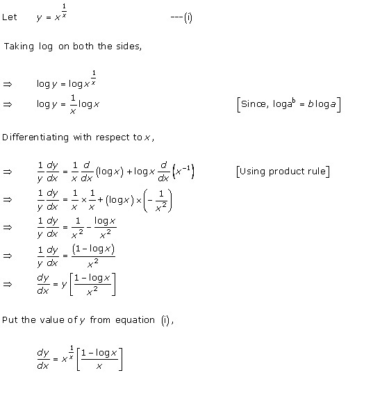 RD Sharma Class 12 Solutions Chapter 11 Differentiation Ex 11.5 Q1