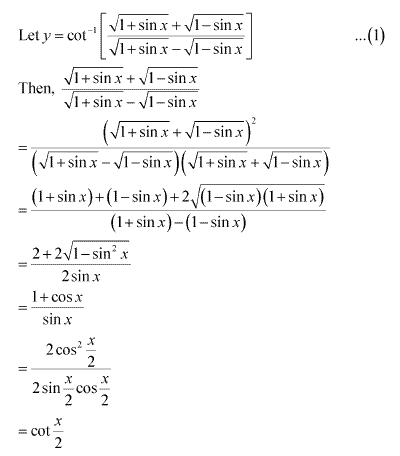 RD Sharma Class 12 Solutions Online Chapter 11 Differentiation Ex 11.3 Q38