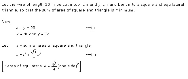 RD Sharma Class 12 Solutions Chapter 18 Maxima and Minima 18.5 Q8
