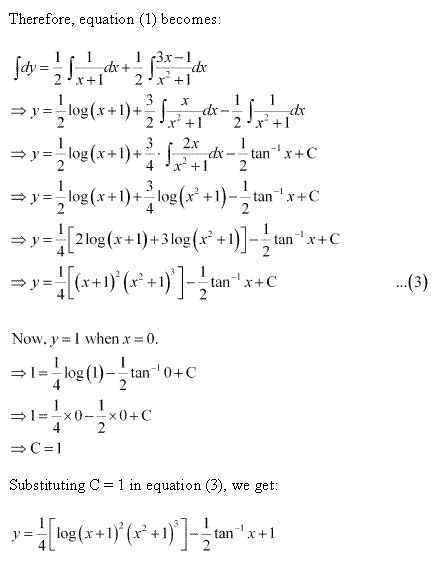RD Sharma Class 12 Solutions Chapter 22 Differential Equations Ex 22.5 Q21-ii
