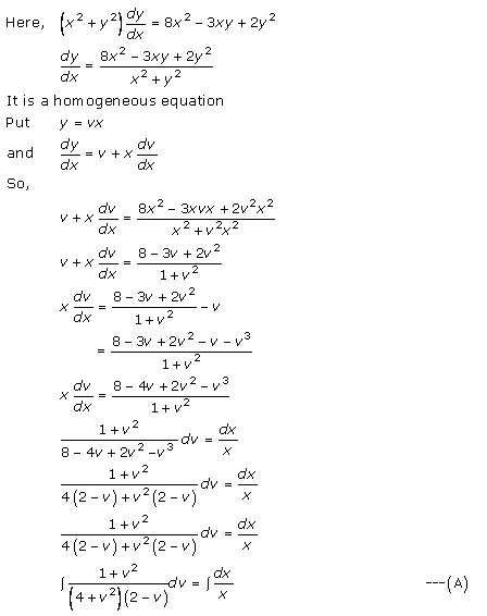 RD Sharma Class 12 Solutions Chapter 22 Differential Equations Ex 22.9 Q26