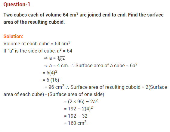 NCERT-Solutions-For-Class-10-Maths-Surface-Areas-And-Volumes-Ex-13.1-Q-1