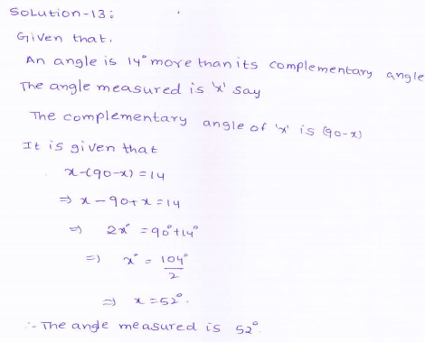 RD-Sharma-class 9-maths-Solutions-chapter 8 - Lines and Angles -Exercise 8.1 -Question-13