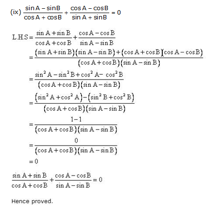 Frank-ICSE-Class-10-maths-Solutions-Trigonometric-Identities-Ex-21.1-Q-5-vii