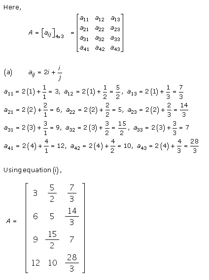 RD Sharma Class 12 Solutions Chapter 5 Algebra of Matrices Ex 5.1 Q7-i