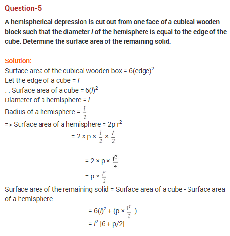 NCERT-Solutions-For-Class-10-Maths-Surface-Areas-And-Volumes-Ex-13.1-Q-5