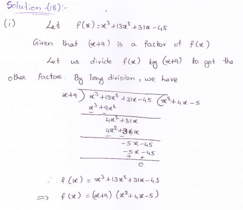 RD-Sharma-class 9-maths-Solutions-chapter 6-Factorization of Polynomials -Exercise 6.5-Question-18