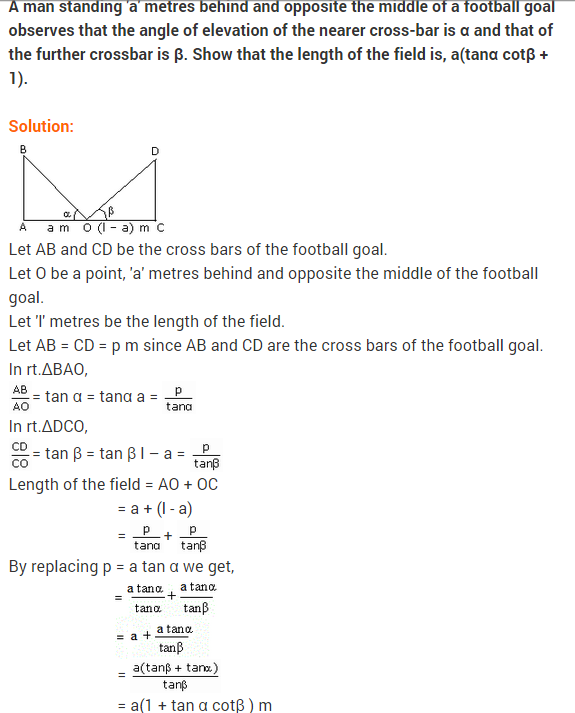 Some-Applications-of-Trigonometry-CBSE-Class-10-Maths-Extra-Questions-18