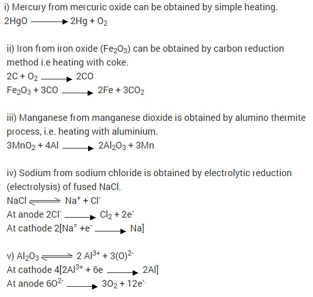 Metals and non metals ch 3 science class 10 extra questions