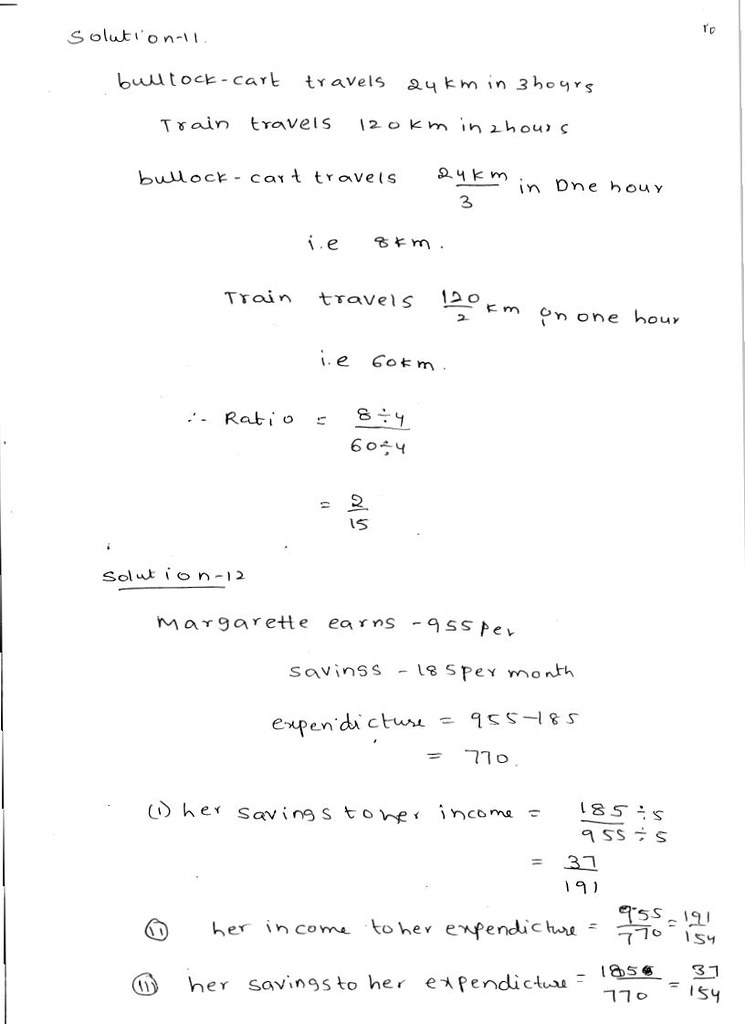rd-sharma-solutions-class-6-maths-chapter-9-ration-praportion-and-unitary-method-exercise-9.1-10