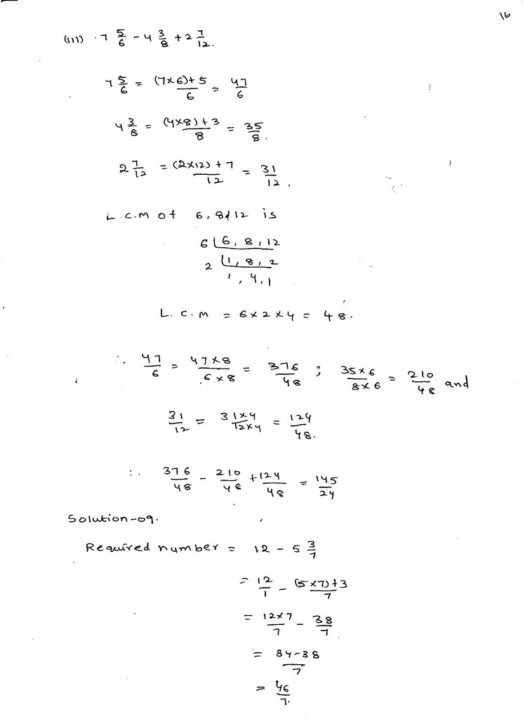 RD sharma Solutions Class 7 Maths Chapter 2 Fractions Exercise 2.1-015