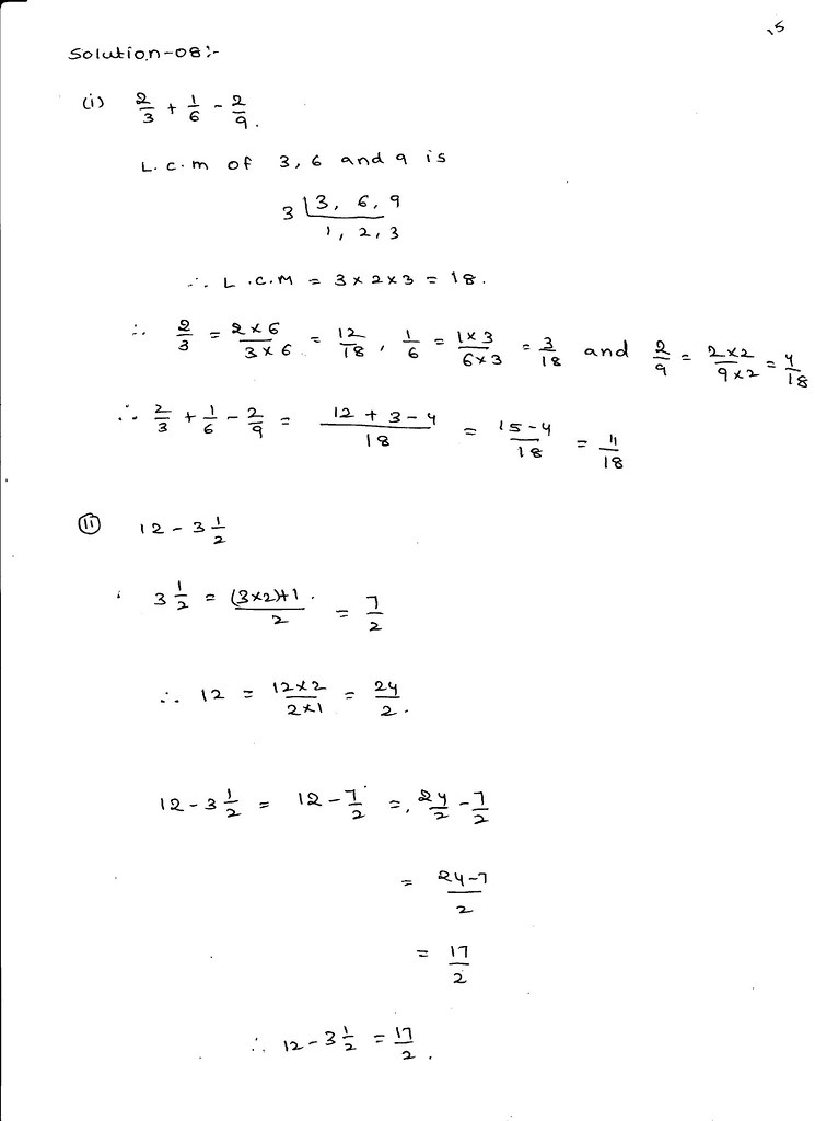 RD sharma Solutions Class 7 Maths Chapter 2 Fractions Exercise 2.1-014