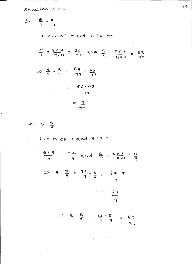 RD sharma Solutions Class 7 Maths Chapter 2 Fractions Exercise 2.1-012