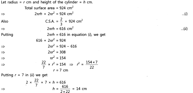 CBSE Sample Papers for Class 10 SA2 Maths Solved 2016 Set 10-20