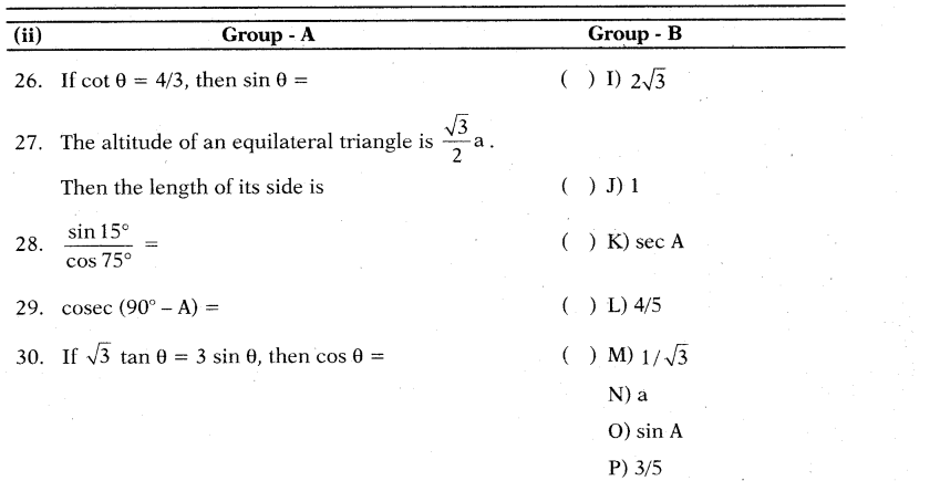AP SSC 10th class Maths 2 Model paper 2015-16 English Medium Set 7-16