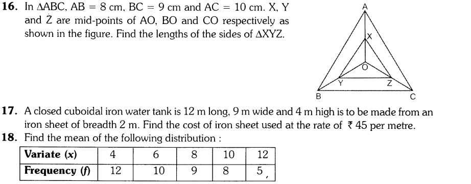 CBSE Sample Papers for Class 9 SA2 Maths Solved 2016 Set 7-7