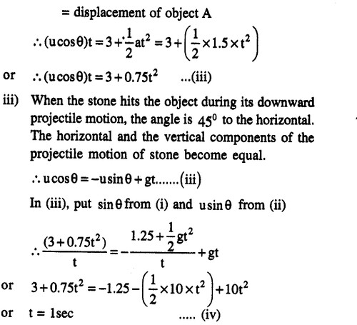 JEE Main Previous Year Papers Questions With Solutions Physics Kinematics-81