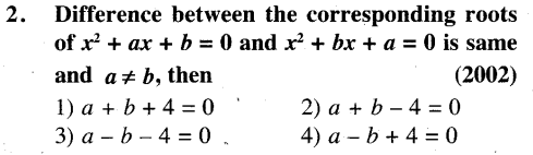 JEE Main Previous Year Papers Questions With Solutions Maths Quadratic Equestions And Expressions-2