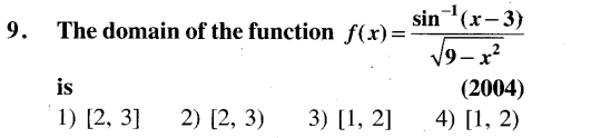 JEE Main Previous Year Papers Questions With Solutions Maths Relations, Functions and Reasoning-9