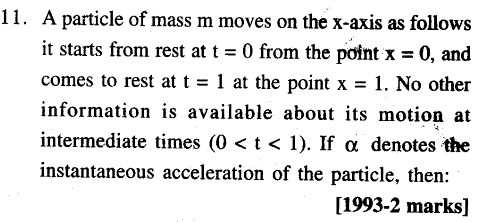 JEE Main Previous Year Papers Questions With Solutions Physics Kinematics-11