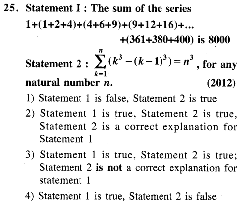 JEE Main Previous Year Papers Questions With Solutions Maths Binomial Theorem and Mathematical Induction-25
