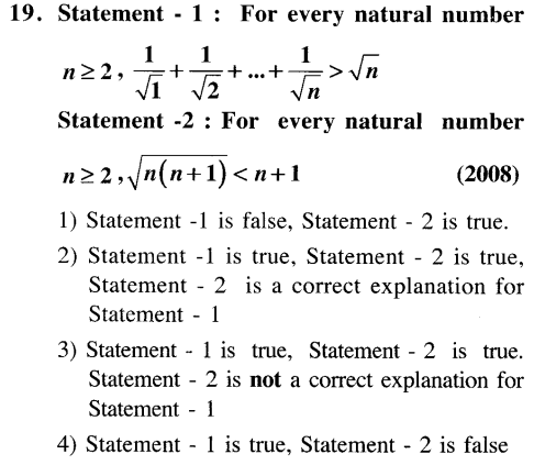 JEE Main Previous Year Papers Questions With Solutions Maths Binomial Theorem and Mathematical Induction-19