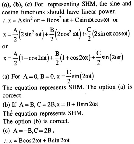 JEE Main Previous Year Papers Questions With Solutions Physics Simple Harmonic Motion-27