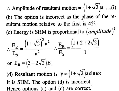 JEE Main Previous Year Papers Questions With Solutions Physics Simple Harmonic Motion-26