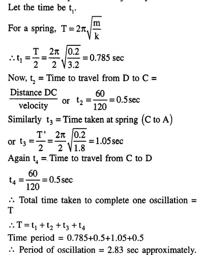 JEE Main Previous Year Papers Questions With Solutions Physics Simple Harmonic Motion-47