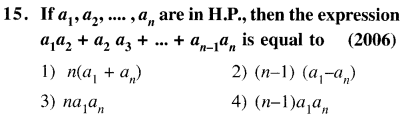 JEE Main Previous Year Papers Questions With Solutions Maths Sequences and Series-15